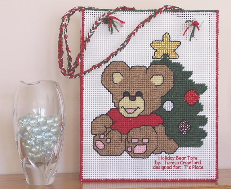 Holiday Bear Tote