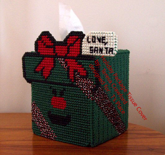 Holiday Package Tissue Cover