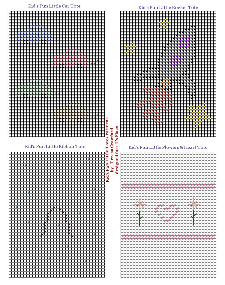 Kid's Fun Little Totes Patterns