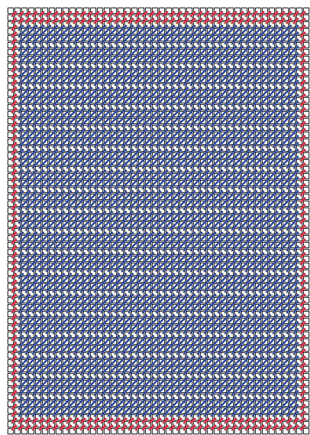 Canada Falls Organizer Back Pattern