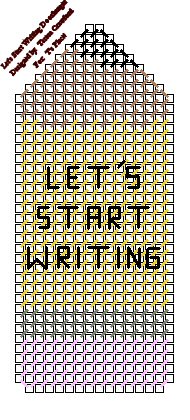 Let's Start Writing Doorhang Pattern