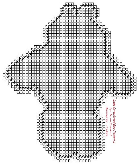 Little Gingerbread Boy Pattern 2